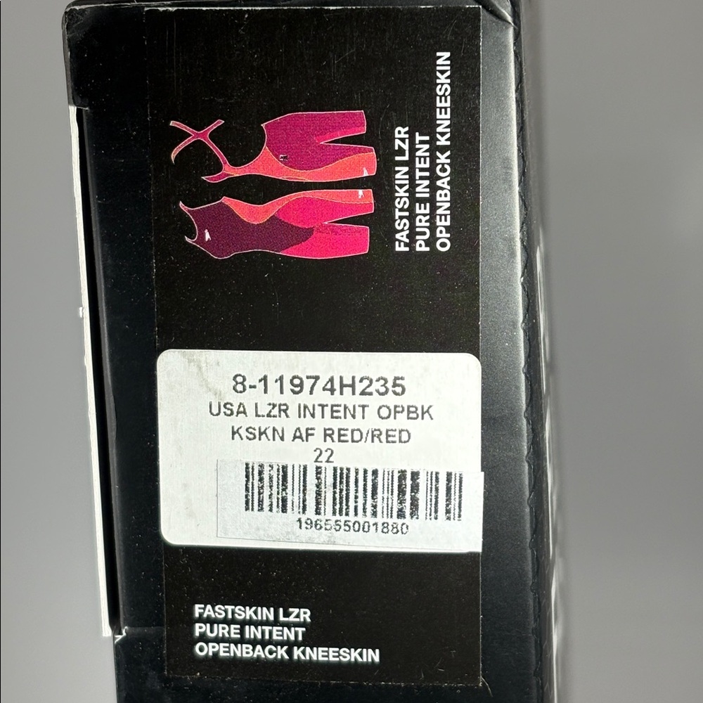 NWT Speedo Fastskin LZR Pure Intent OpenBack Kneeskin Black  811974H235 22